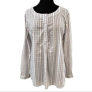 Tommy Hilfiger Nautical Stripe Popover Sz L